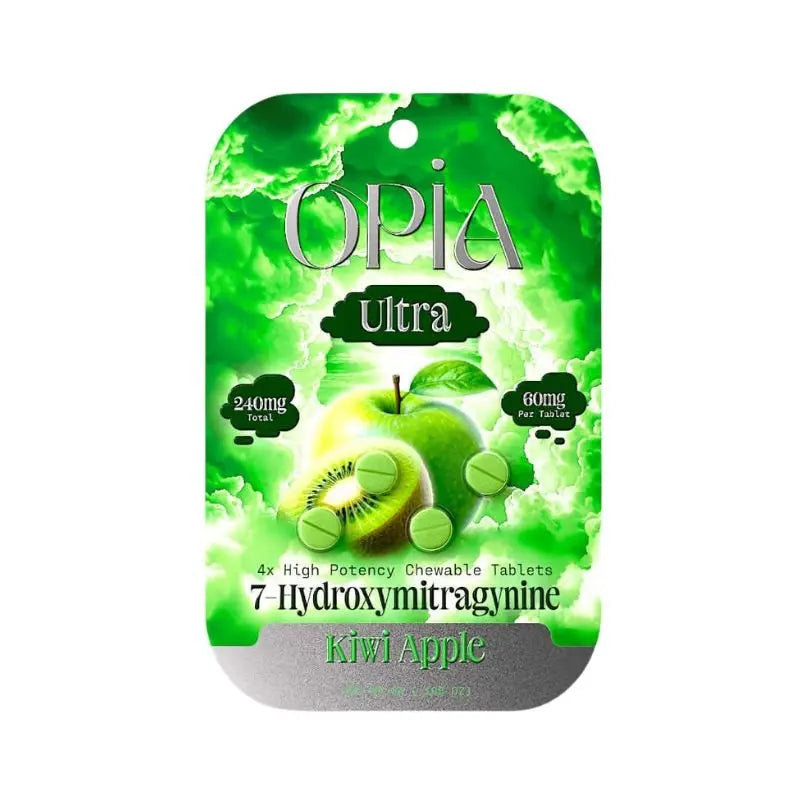 OPIA ULTRA 7-HYDROXYMITRAGYNINE CHEWABLE TABLETS 4CT 60MG PER TABLET - Smoke empire