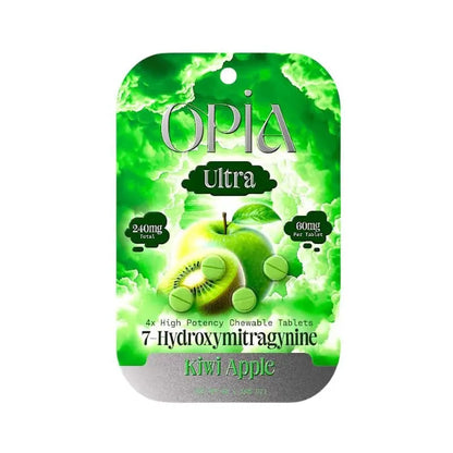 OPIA ULTRA 7-HYDROXYMITRAGYNINE CHEWABLE TABLETS 4CT 60MG PER TABLET - Smoke empire