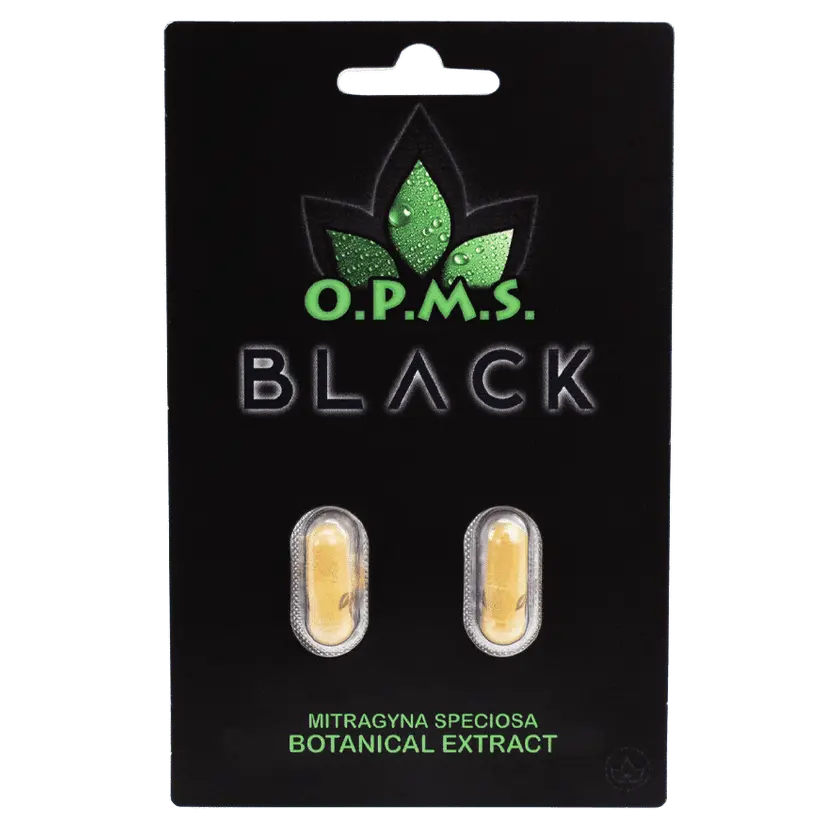 OPMS Black Kratom Capsules - Smoke empire