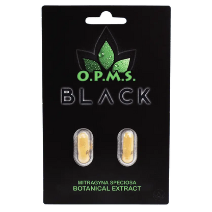 OPMS Black Kratom Capsules - Smoke empire