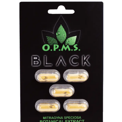 OPMS Black Kratom Capsules - Smoke empire