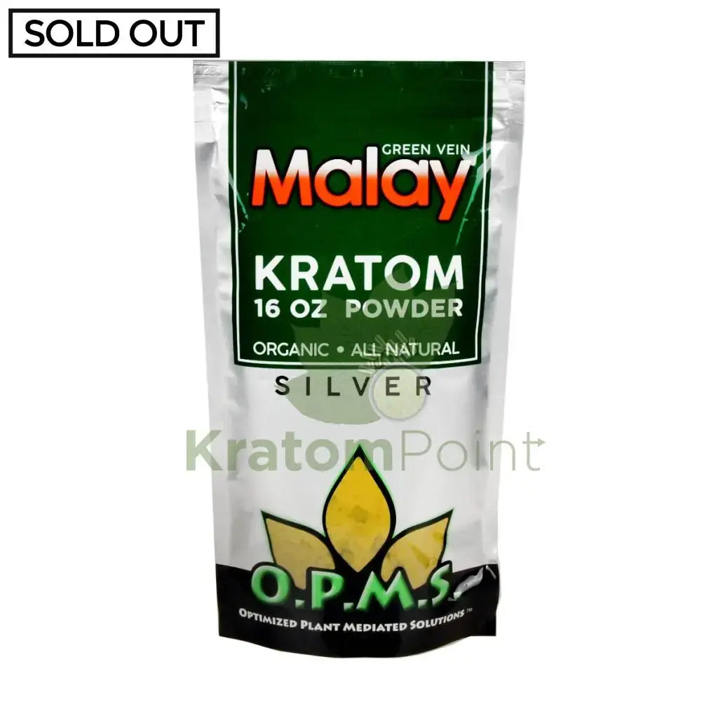 OPMS Kratom Powder, 16oz Green Vein Malay - Smoke empire