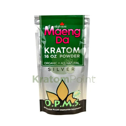 OPMS Kratom Powder, 16oz Red Vein Maeng Da - Smoke empire
