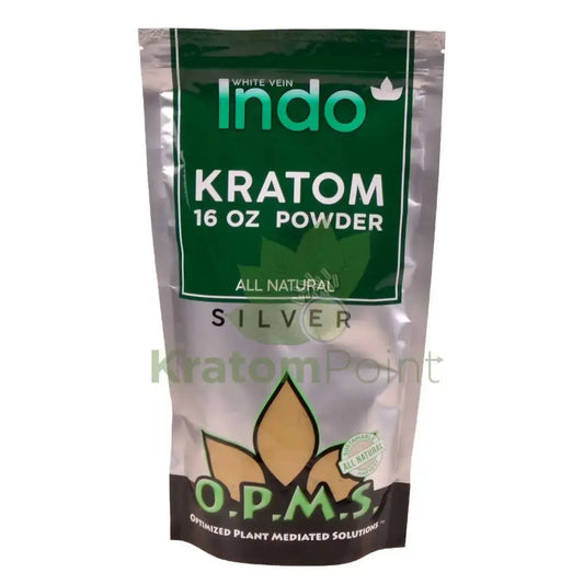 OPMS Kratom Powder, 16oz White Vein Indo - Smoke empire