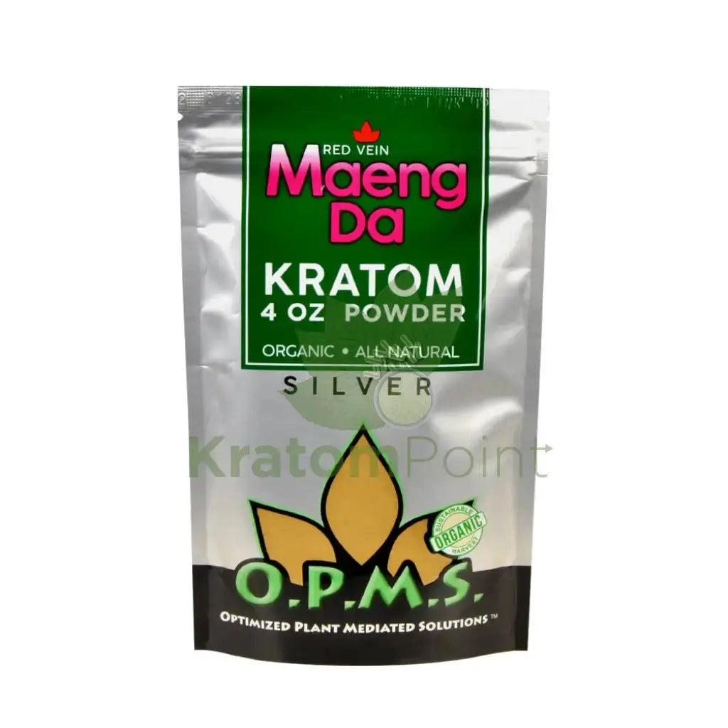 OPMS Kratom Powder, 4oz Red Vein Maeng Da - Smoke empire
