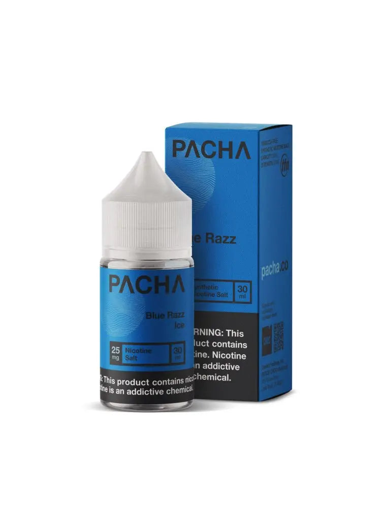 Pacha Salt Blue Razz Ice eJuice - Smoke empire