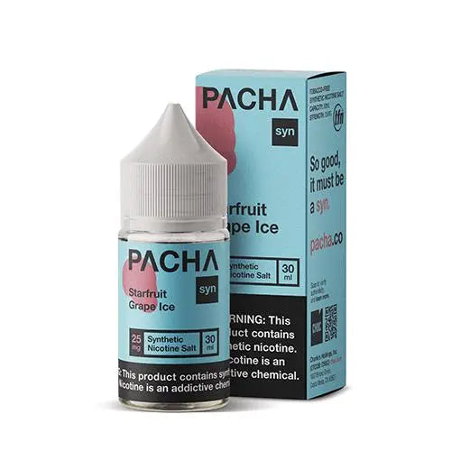 Pacha Salt Starfruit Grape Ice eJuice - Smoke empire