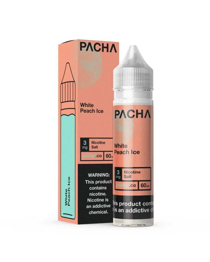 Pacha White Peach Ice eJuice - Smoke empire
