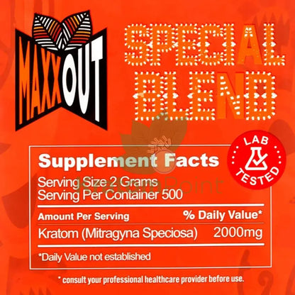 Pain Out (Maxx Out) Kratom Powder 1000g Special Blend - Smoke empire