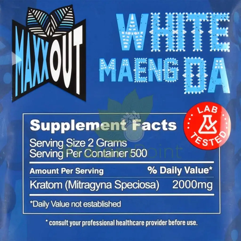 Pain Out (Maxx Out) Kratom Powder 1000g White Maeng Da - Smoke empire