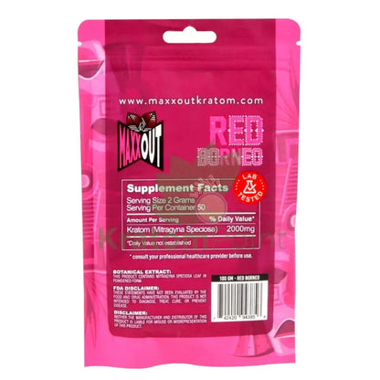 Pain Out (Maxx Out) Kratom Powder 100g Red Borneo - Smoke empire