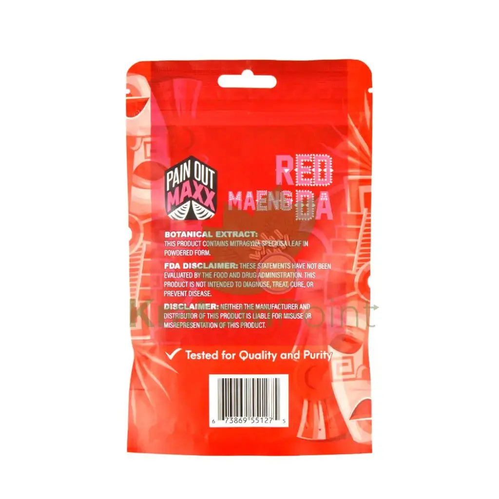 Pain Out (Maxx Out) Kratom Powder 100g Red Maeng Da - Smoke empire