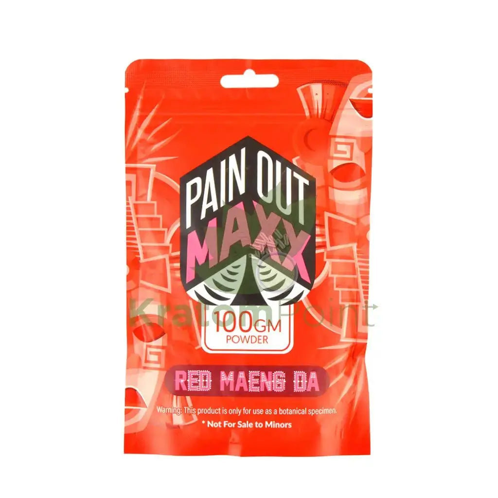 Pain Out (Maxx Out) Kratom Powder 100g Red Maeng Da - Smoke empire