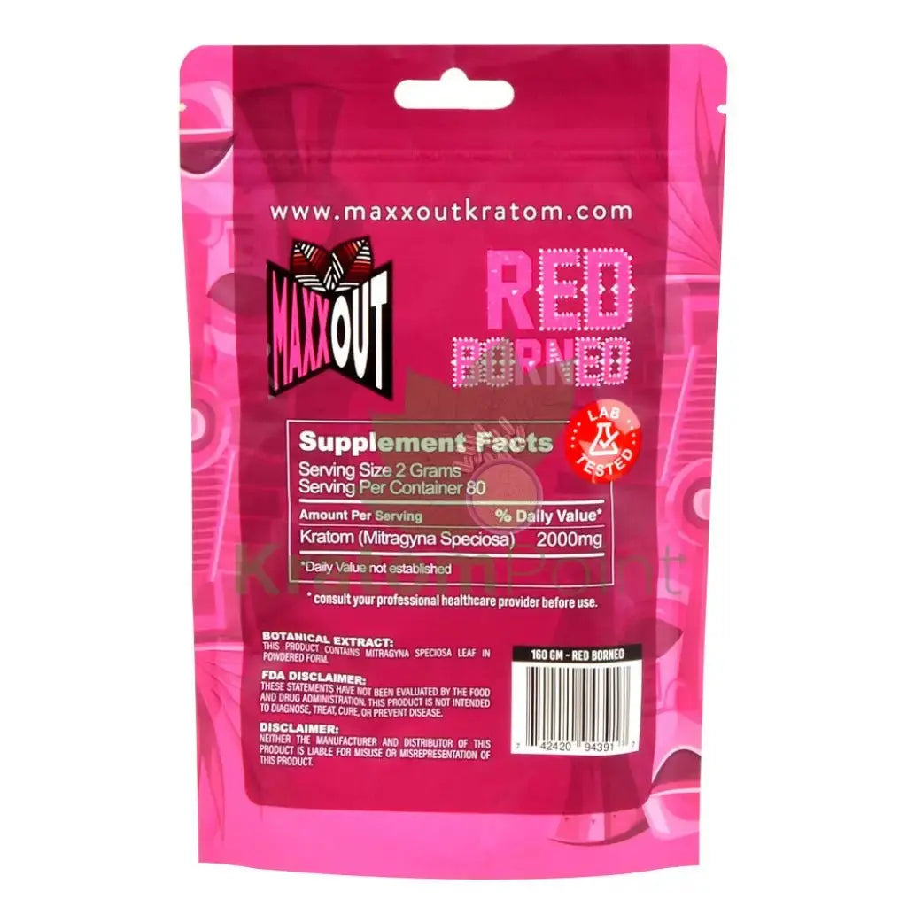 Pain Out (Maxx Out) Kratom Powder 160g Red Borneo - Smoke empire