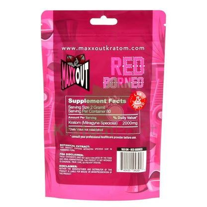 Pain Out (Maxx Out) Kratom Powder 160g Red Borneo - Smoke empire