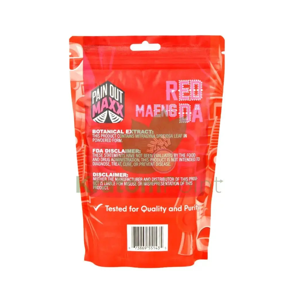 Pain Out (Maxx Out) Kratom Powder 280g Red Maeng Da - Smoke empire