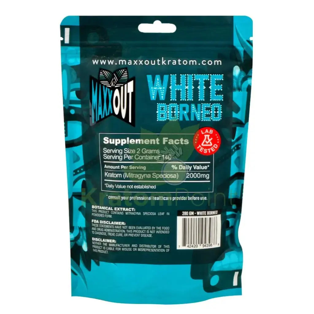 Pain Out (Maxx Out) Kratom Powder 280g White Borneo - Smoke empire
