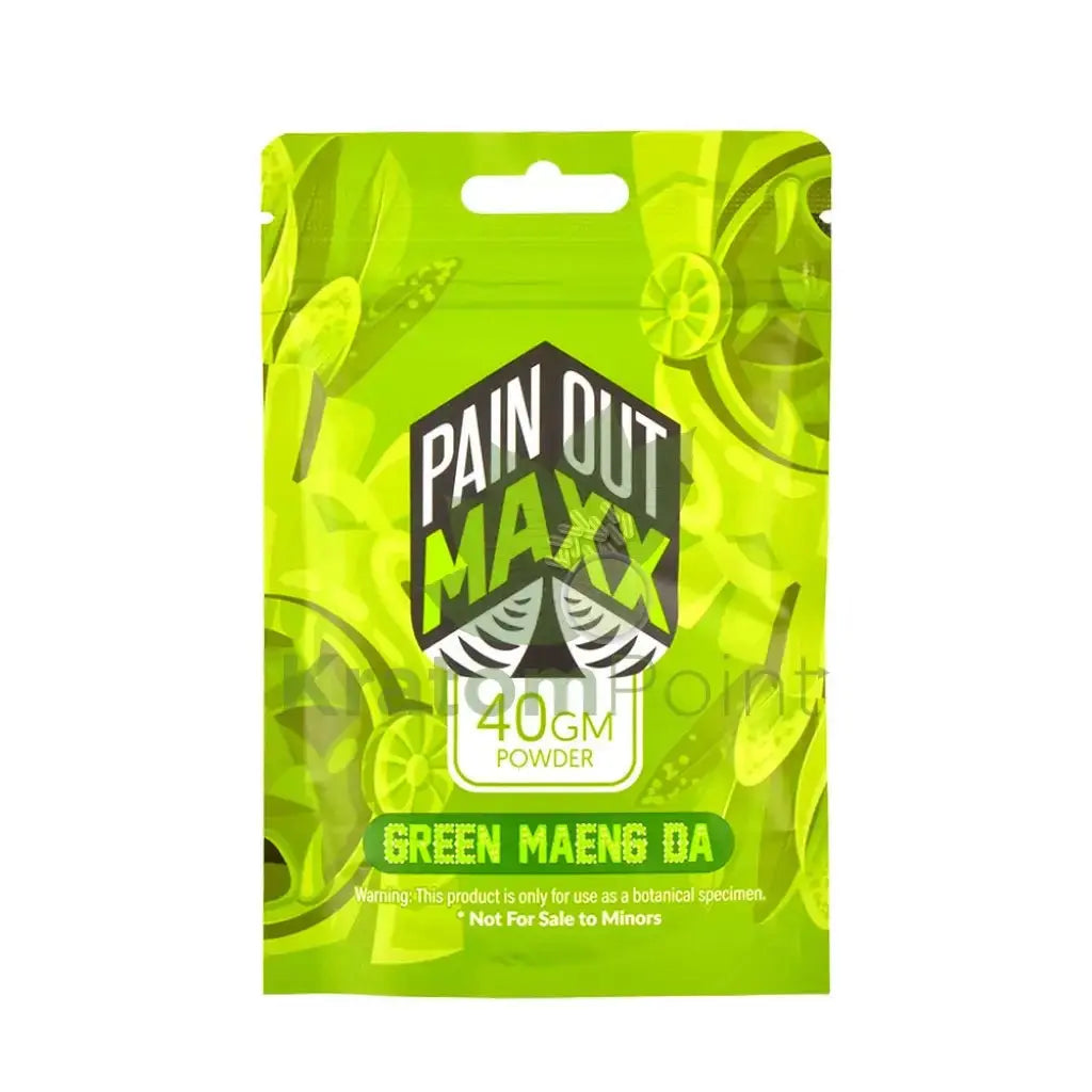 Pain Out (Maxx Out) Kratom Powder 40g Green Maeng Da - Smoke empire