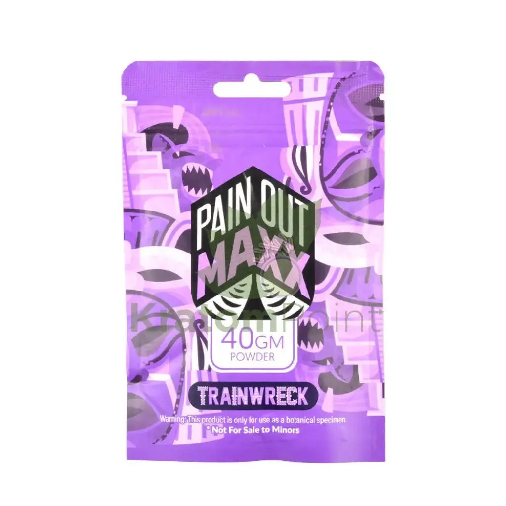 Pain Out (Maxx Out) Kratom Powder 40g Train Wreck - Smoke empire