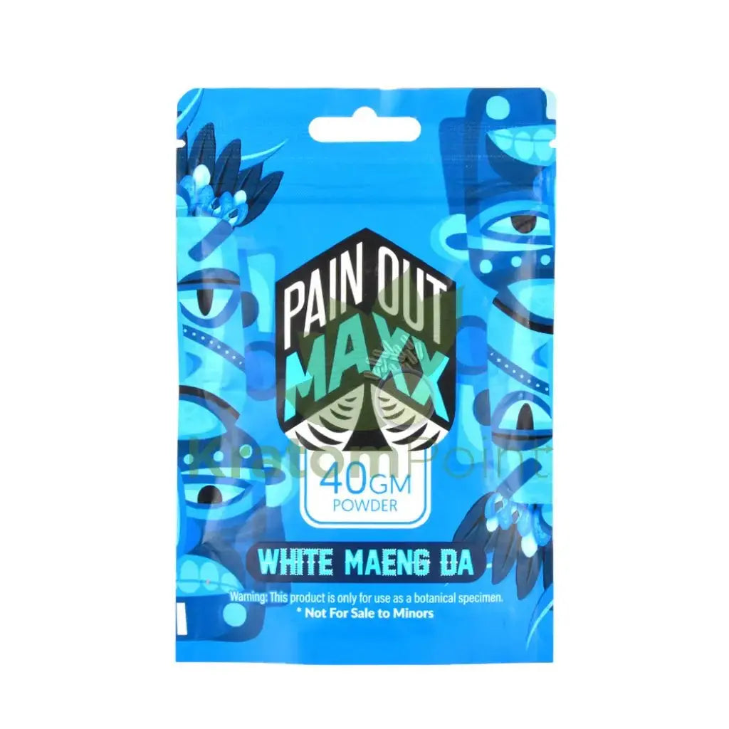 Pain Out (Maxx Out) Kratom Powder 40g White Maeng Da - Smoke empire