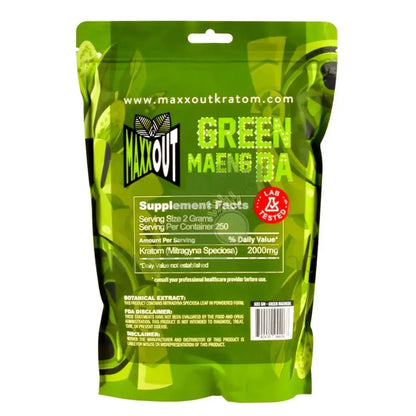 Pain Out (Maxx Out) Kratom Powder 500g Green Maeng Da - Smoke empire