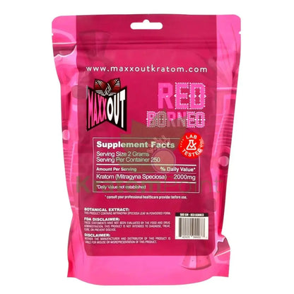 Pain Out (Maxx Out) Kratom Powder 500g Red Borneo - Smoke empire