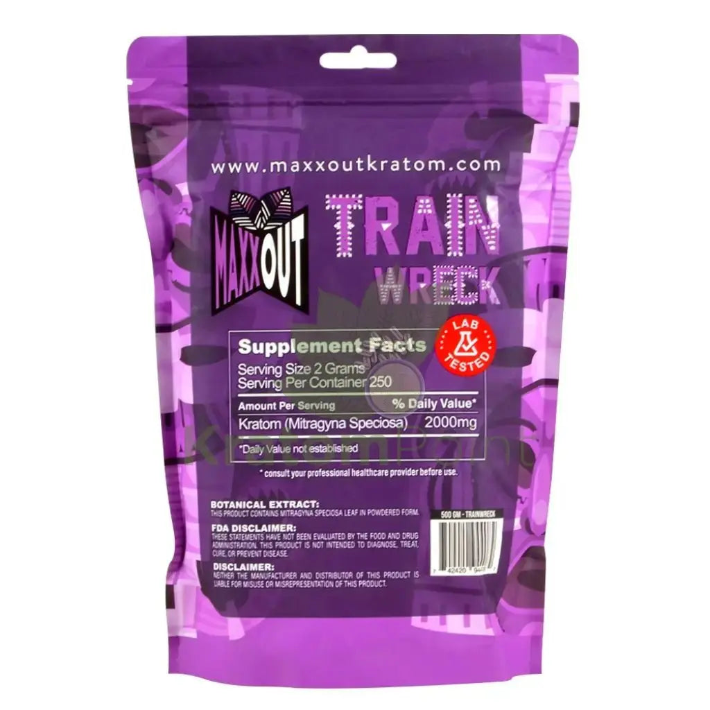 Pain Out (Maxx Out) Kratom Powder 500g Train Wreck - Smoke empire