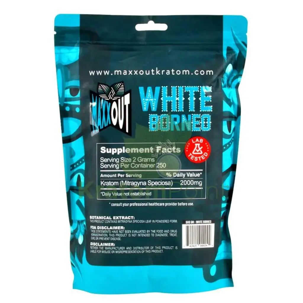 Pain Out (Maxx Out) Kratom Powder 500g White Borneo - Smoke empire