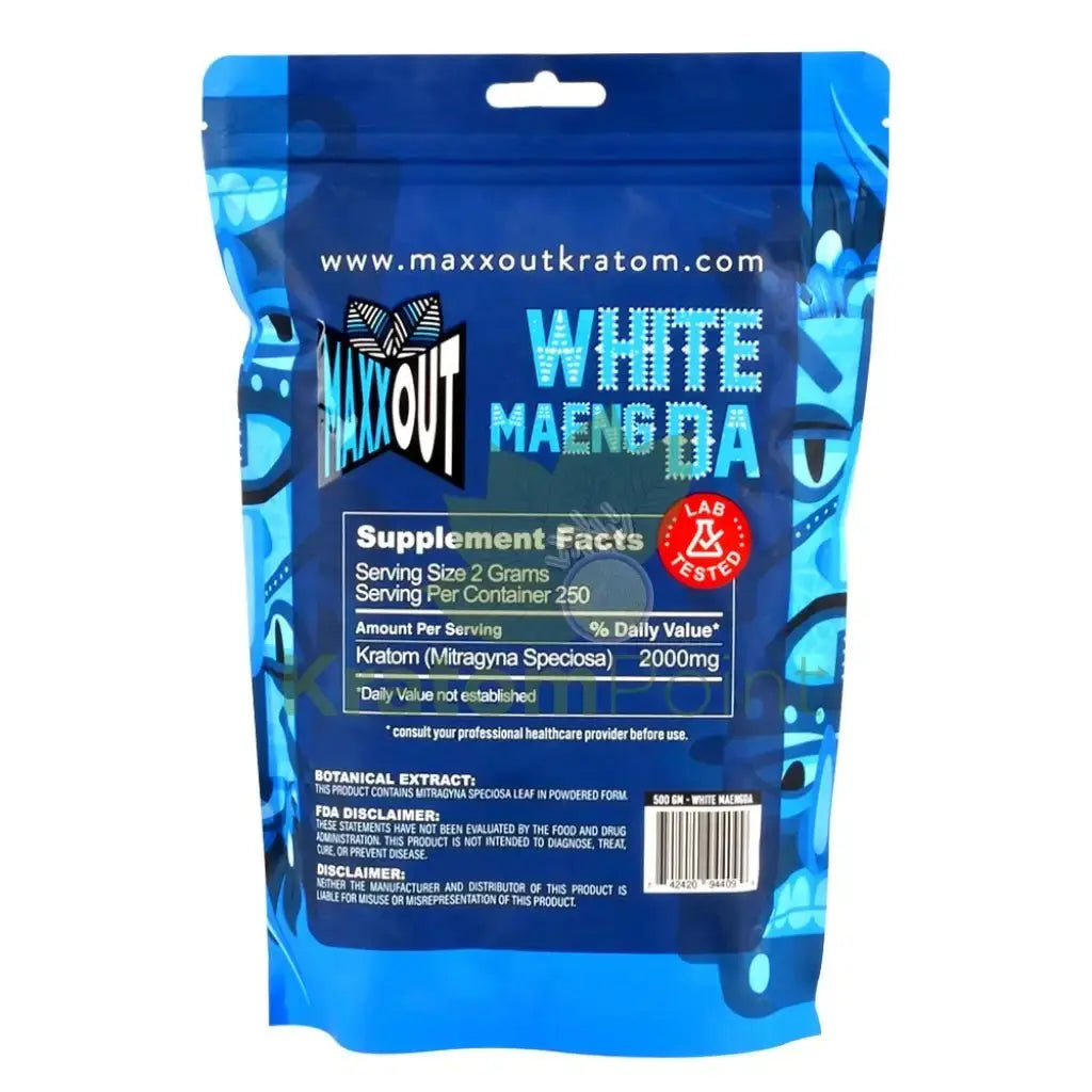 Pain Out (Maxx Out) Kratom Powder 500g White Maeng Da - Smoke empire