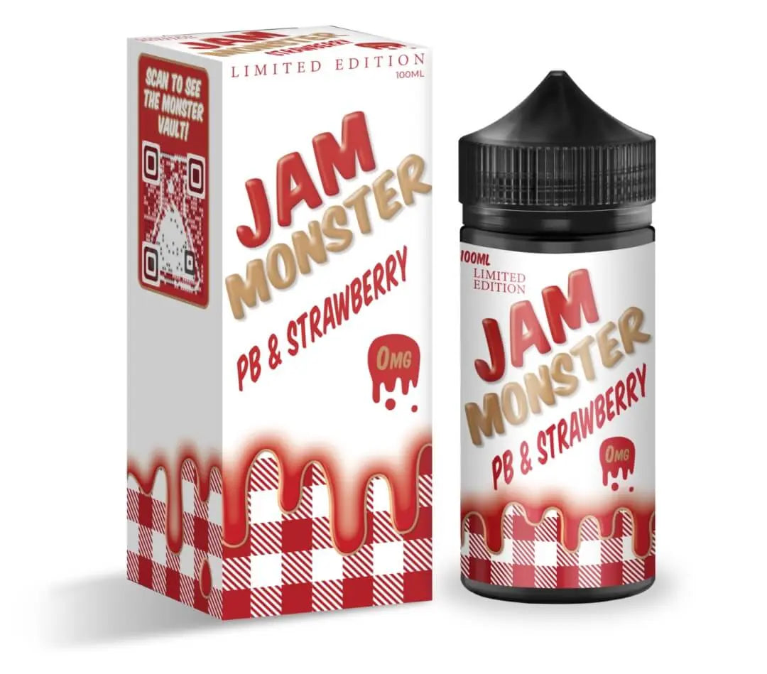 PB & Jam Monster Strawberry eJuice - Smoke empire