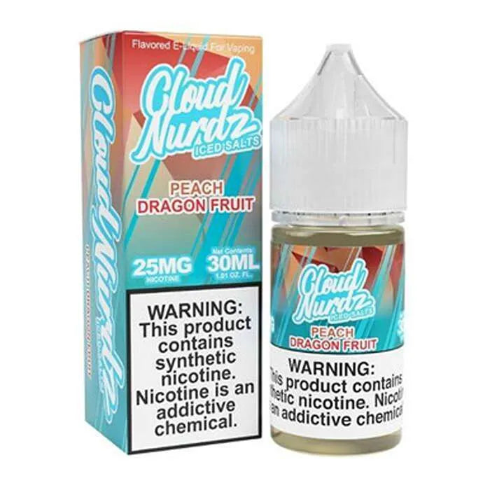 Peach Dragonfruit Iced Nicotine Salt by Cloud Nurdz