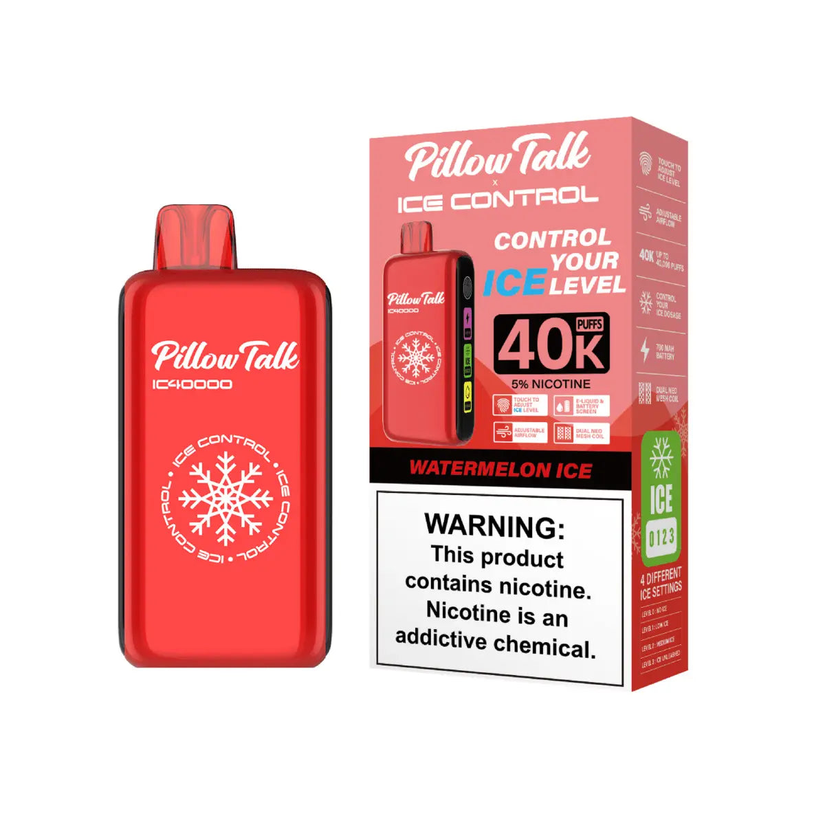 Pillow Talk Ice Control IC40000 Disposable Vape - Smoke empire