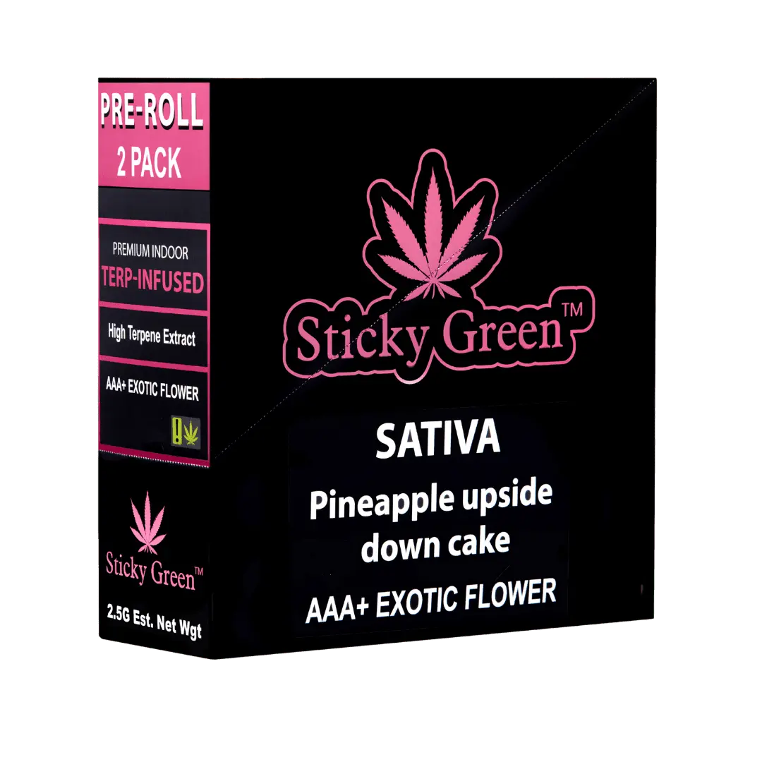 Pineapple Upside Down Cake Terp Infused Pre Rolls (Sativa) - Smoke empire