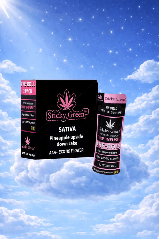 Pineapple Upside Down Cake Terp Infused Pre Rolls (Sativa) - Smoke empire