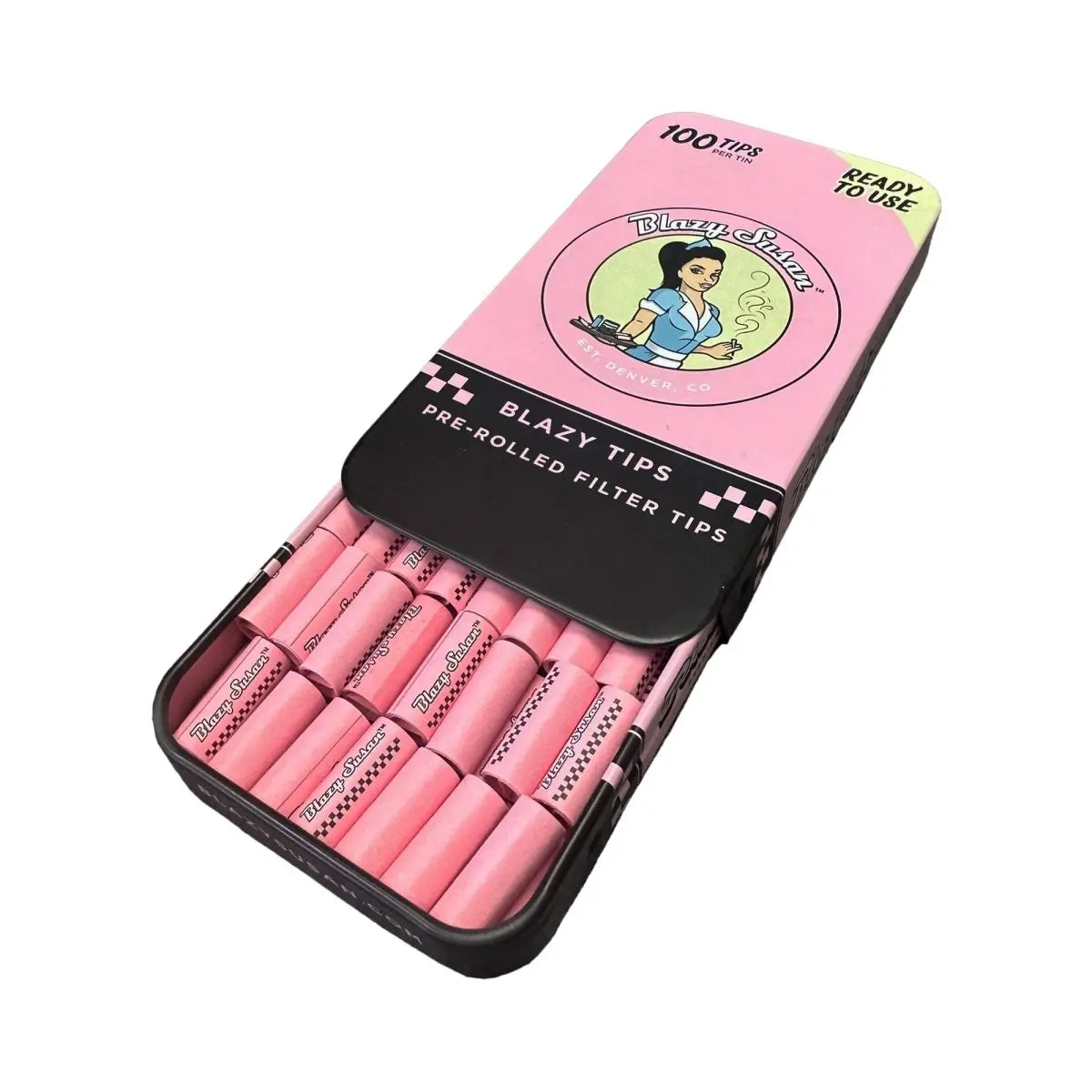 Pink Pre Rolled Filter Tips | 100ct - Smoke empire