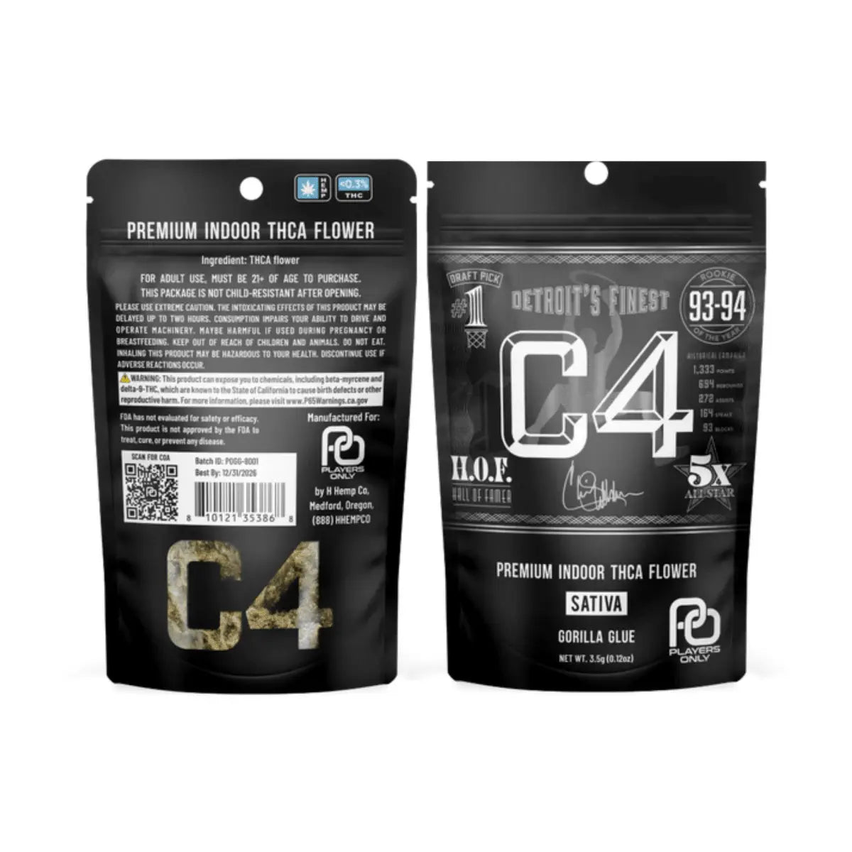 Players Only THCA Flower 3.5g - Smoke empire