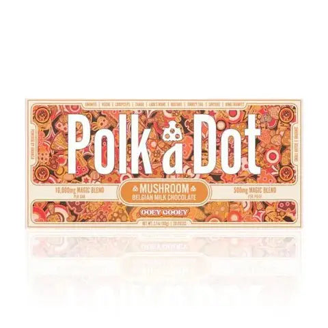 Polk A Dot Mushroom Chocolate Bar 10000mg - Smoke empire