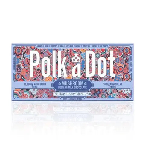 Polk A Dot Mushroom Chocolate Bar 10000mg - Smoke empire
