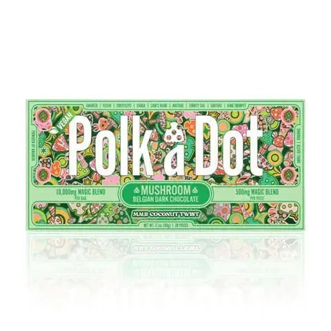 Polk A Dot Mushroom Chocolate Bar 10000mg - Smoke empire