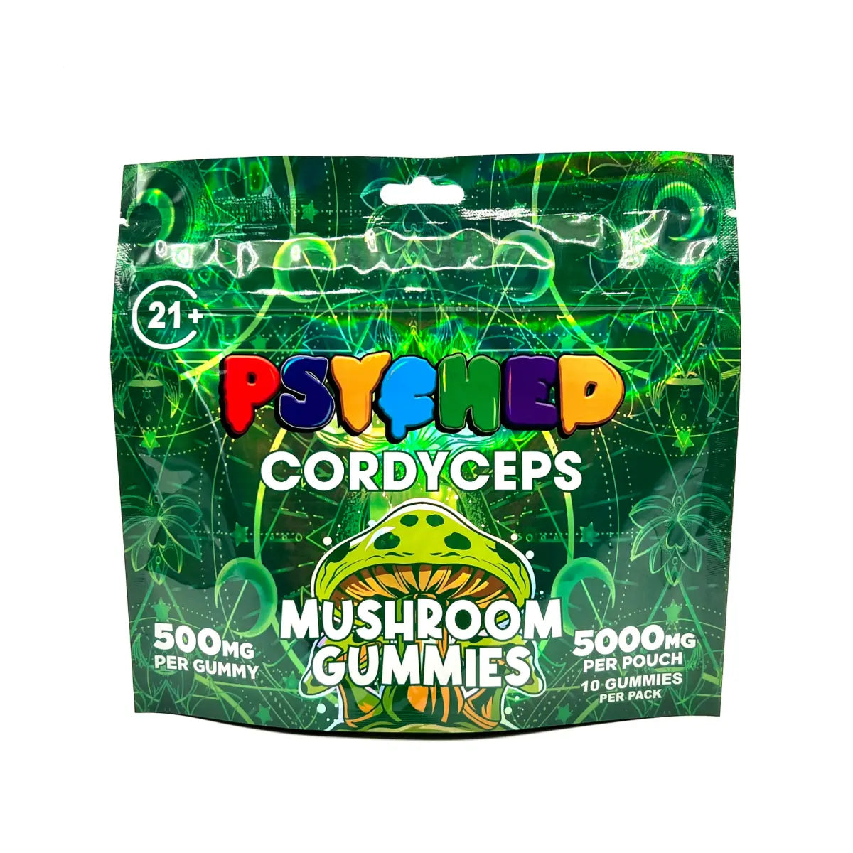 Psyched Mushroom Gummies 5000mg 10/pk - Smoke empire