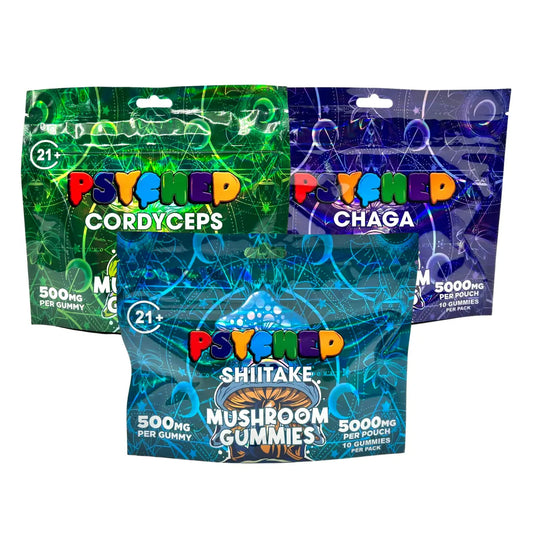 Psyched Mushroom Gummies 5000mg 10/pk - Smoke empire