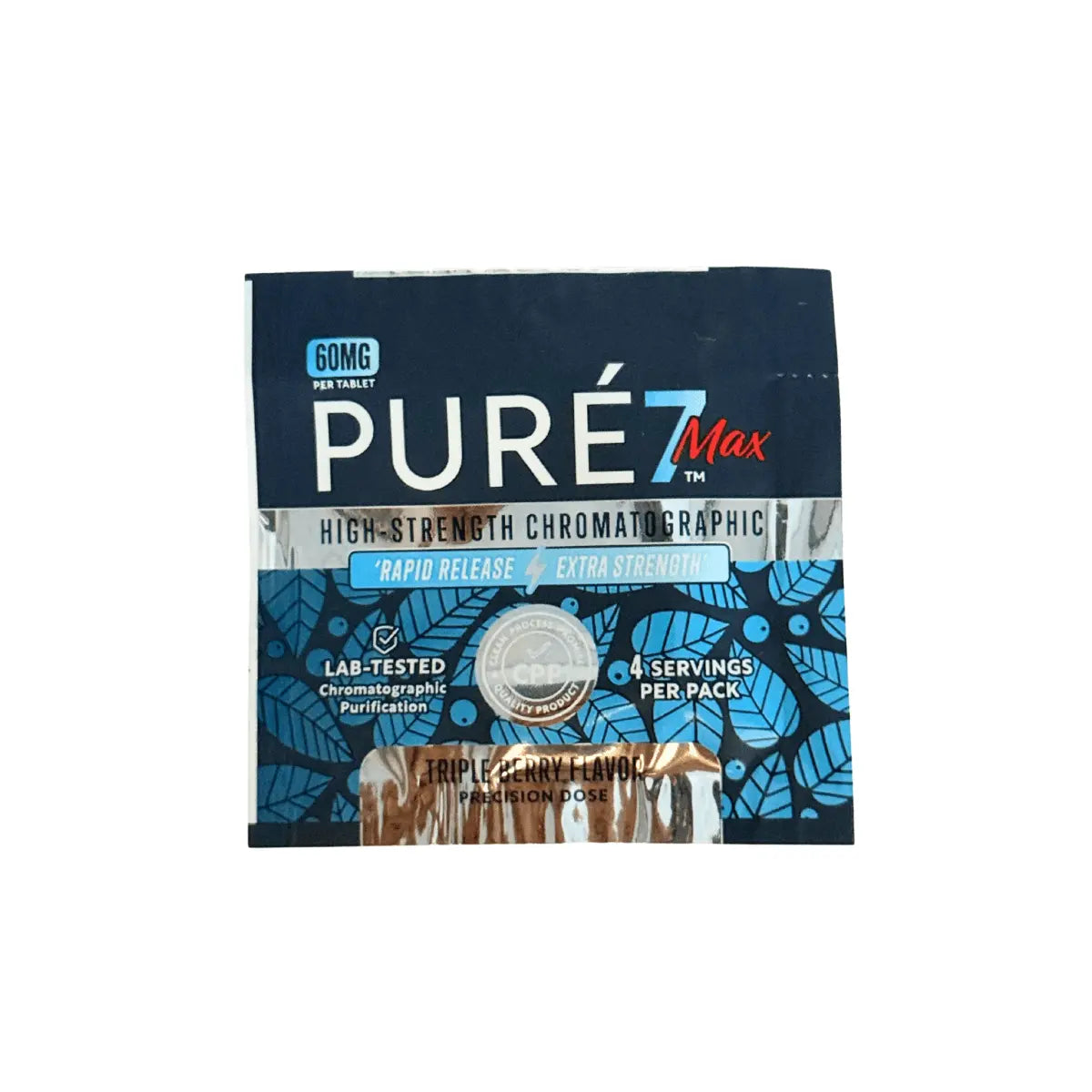 Pure7 Max 7OH Kratom Extract Tablets 60mg - Smoke empire
