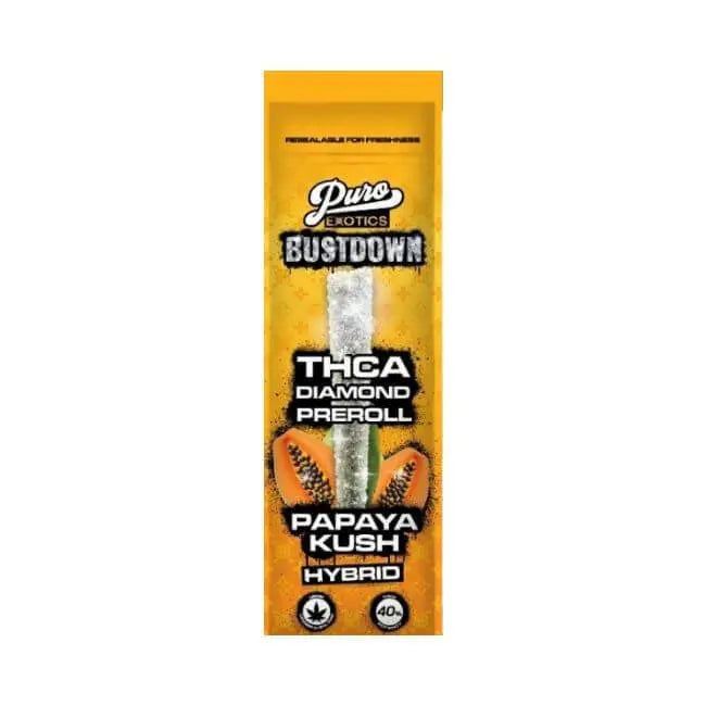 Puro Exotics Bustdown THC-A Diamond Preroll 2gm - Smoke empire
