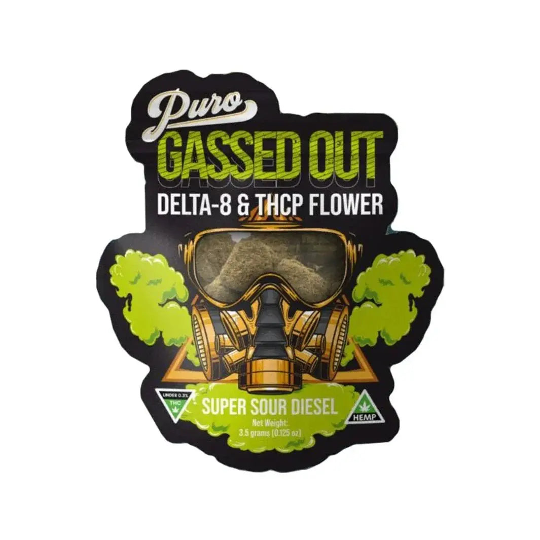 Puro Gassed Out Delta-8 & THCP Flower 3.5gm - Smoke empire