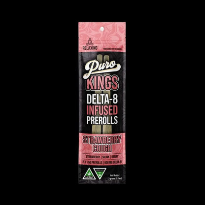 Puro Kings Delta-8 Infused Prerolls 3G 2-Pack - Smoke empire