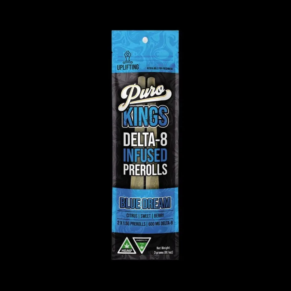 Puro Kings Delta-8 Infused Prerolls 3G 2-Pack - Smoke empire