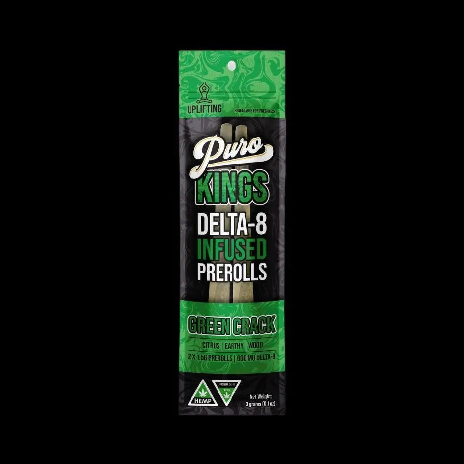 Puro Kings Delta-8 Infused Prerolls 3G 2-Pack - Smoke empire