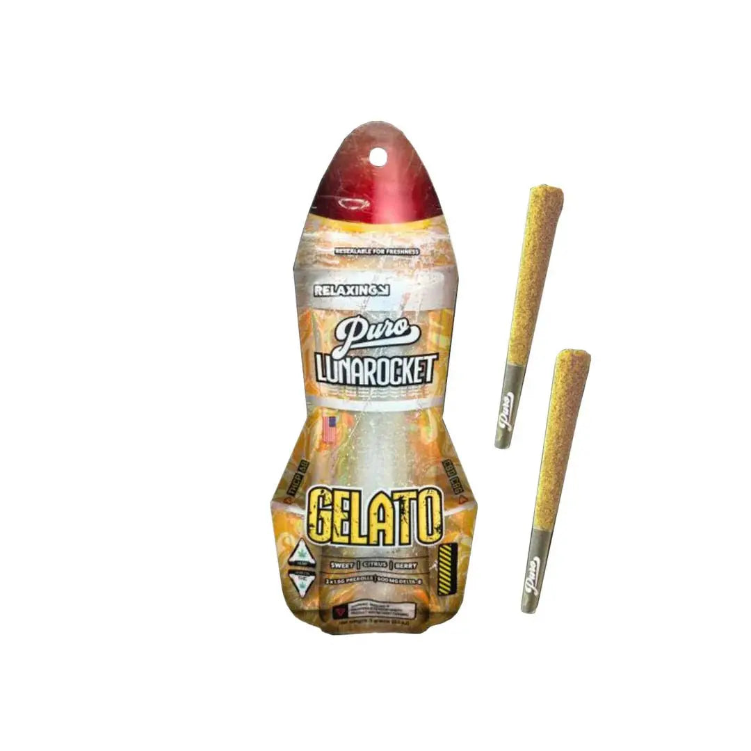 Puro Lunarocket THCP D8 CBD CBG Prerolls 2x1.5G - Smoke empire
