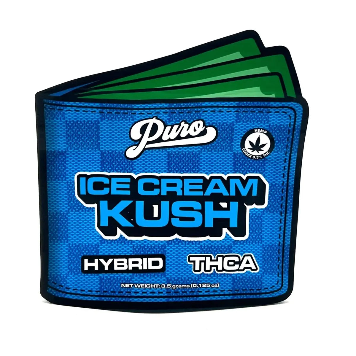Puro THCA Flower 3.5 gm Silver Tier (Wallet Packaging) - Smoke empire