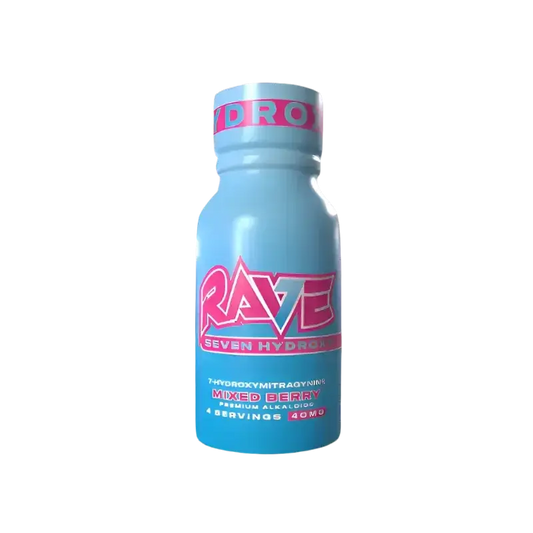 Rave 7-Hydroxymitragynine Shot Mixed Berry 40mg - Smoke empire